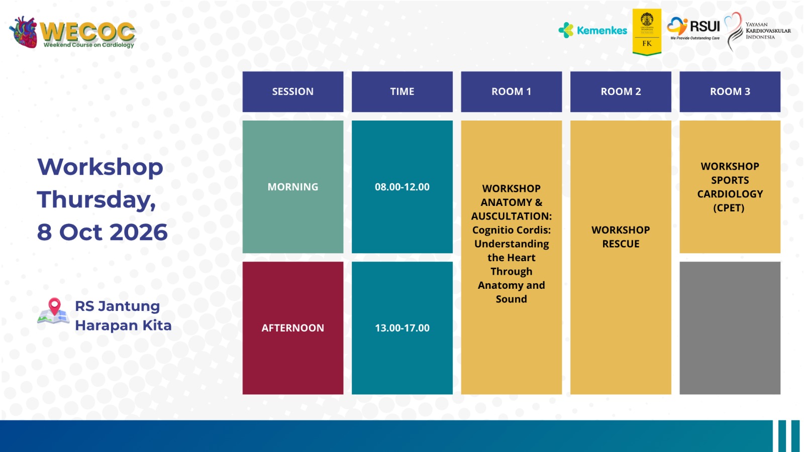 Workshop 8 Oct 2026