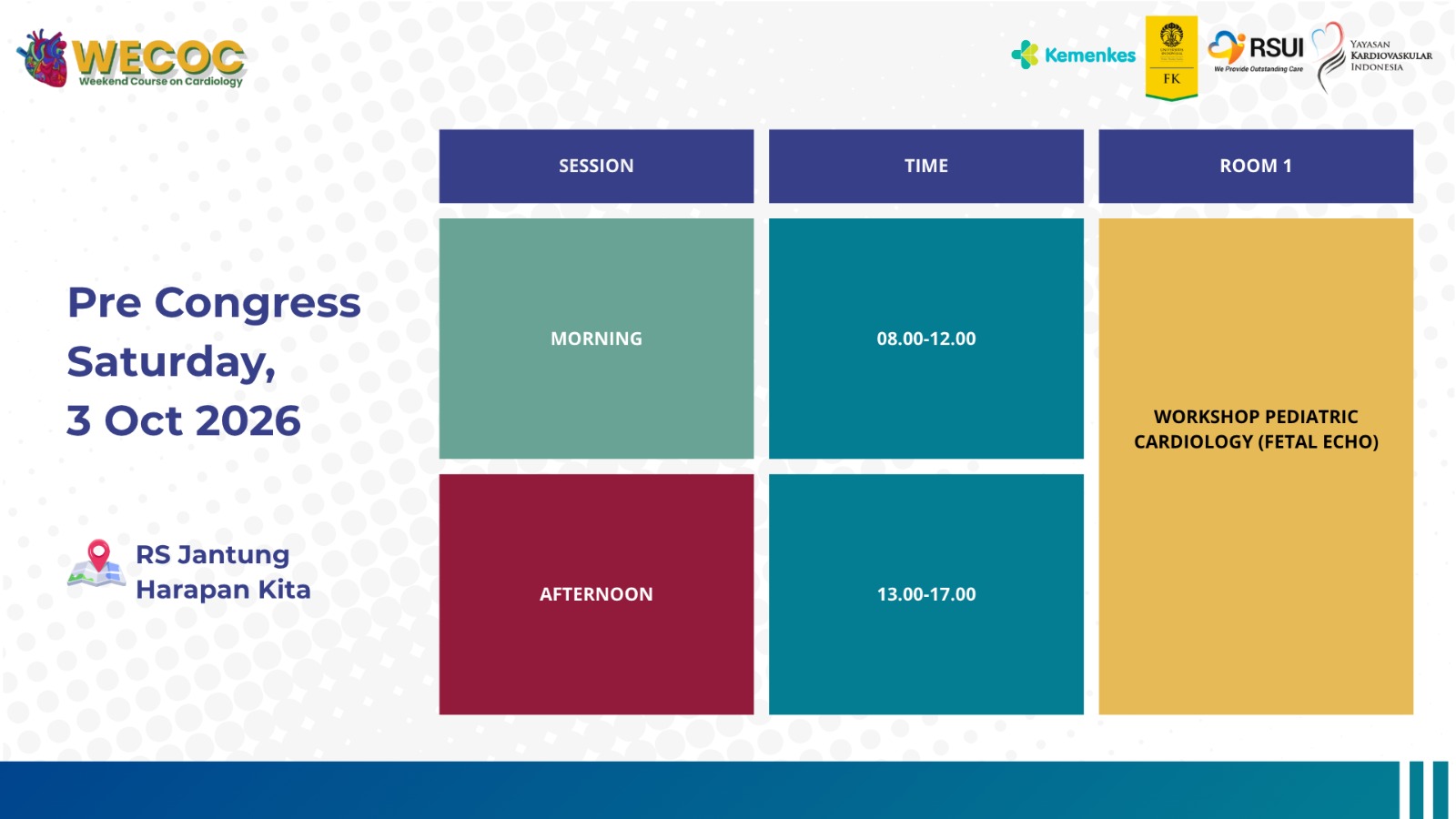 Pre Congress - Workshop 17 Oct 2026